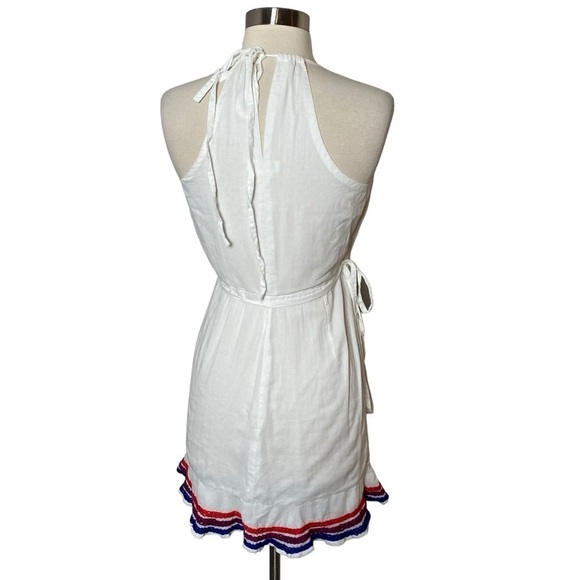 Lovers + Friends White Halter Wrap Dress - Picture 2 of 7